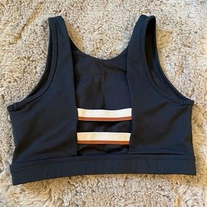 Black Sports Bra